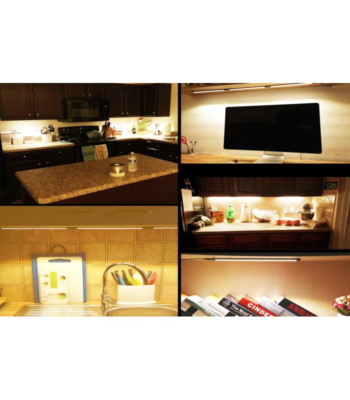 Kit Barra Led Con Sensore Door Apertura Anta 50cm Luce Bianco Neutro  Alimentatore Compreso Per Cucina Sottopensile Mobile ect. - Expo Light  s.r.l.