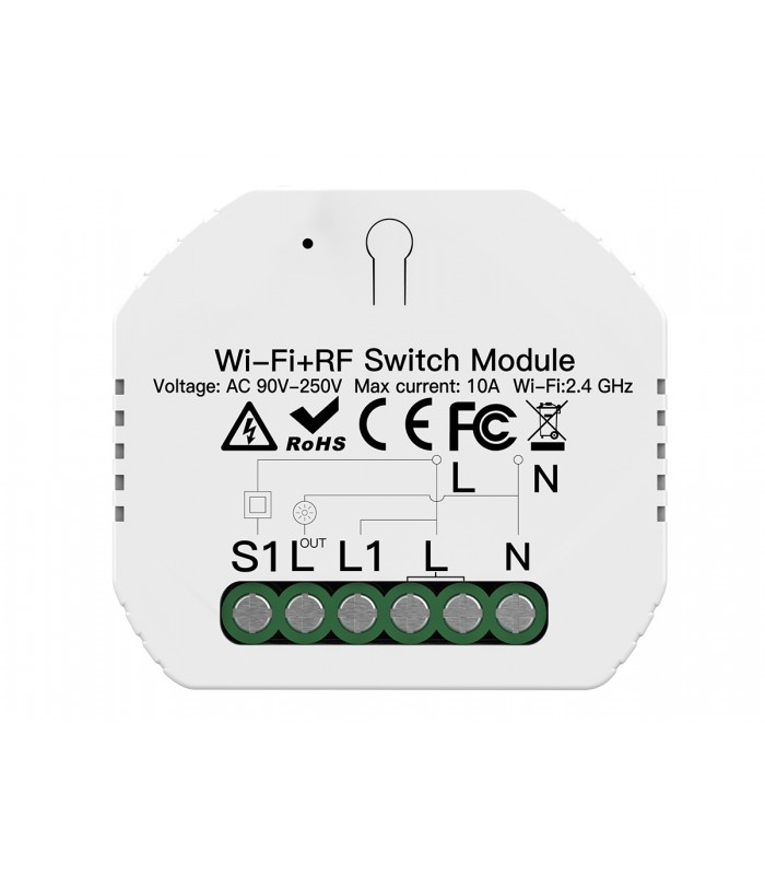 Mini Interruttore Intelligente Smart WIFI 10A 220V Funzione Con